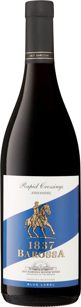 1837 Barossa Rapid Crossings Zinfandel 2023 bottle — Barossa Valley